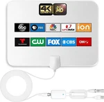 Rupa Indoor Antenna, 4K Amplified Hd Digital 1000 16FT Cable, White. Fixed Price $26.99.