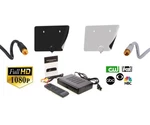 Tv Antenna Indoor Digital Dual Color, Converter Box & RG6 Coax Cable Lot. Fixed Price $64.99.