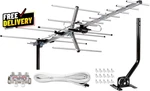 Yagi Satellite Hd Tv Antenna Up To 200 Mile Long Range Attic Or Roof Mount Digit. Fixed Price $83.43.