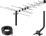 Cekay Outdoor Yagi Hd Antenna Long-range Digital Tv Silver, Black. Fixed Price $53.31.