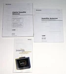 Sony Digital Satellite Receiver & Antenna Installation Owners Manual Instruction. Fixed Price $16.99.