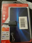 Supersonic SC-607 Flat Digital Hdtv Antenna W/ Vhf/uhf Frequency Range. Fixed Price $12.99.