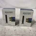 Lot Of 2 Wave Indoor Antenna Digital Hdtv - 1080P Ultra New*. Fixed Price $36.99.