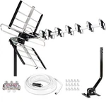 Outdoor Hdtv Antenna Up To 200 Mile Long Range Attic Roof Mount. Fixed Price $127.35.