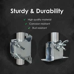 Mount Kit For Tv Antenna Attic/roof/wall Weather Proof Easy Install Adjustable. Fixed Price $28.99.