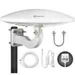Outdoor Tv -antop Omni-directional 360 Degree Am Antenna, White. Fixed Price $120.09.