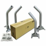 Lot Of Slimline Foot Mast Pole Inches Od Ka/ku Mount Directv SLMTSTD4R1-21. Fixed Price $79.99.
