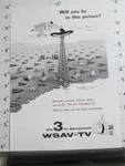 Magazine Ad 1956 Wsav Tv Station Nbc Savannah Antenna Camera Will You ?. Fixed Price $25.00.