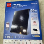 Rca ANT1750E Indoor Flat Amplified Hdtv Antenna Multi Directional 65 Mile Range. Fixed Price $59.00.