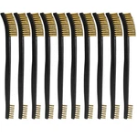 10 Pack 7INCH Double-ended Gun Cleaning Brushes, Brass Wire Set For Carbon. Fixed Price $19.04.