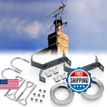 Blulu Y-type Chimney Antenna Mounting Kit 18FT Steel Straps Tv Mast Bracket. Fixed Price $61.42.