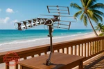 Five Star Antenna Amplified Motorized 360 Rotation 4K 1080P Outdoor Tv. Fixed Price $54.99.