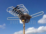 1080P Outdoor Amplified Digital Antenna 360 Rotor Uhf Vhf Fm 150 Mile. Fixed Price $31.95.