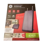 Ge Amplified Flat Indoor Antenna 40 Miles Of Broadcasting Source For Free Tv. Fixed Price $11.99.