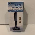 Tv Antenna, Digital Hd Portable Indoor, 360 Reception Magnetic Base. Fixed Price $20.90.