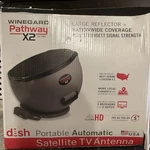 Dish Portable Satellite Winegard Pathway X2 - Receivers & Remotes. Fixed Price $150.00.