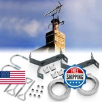 Blulu Y-type Chimney Antenna Mounting Kit With Galvanized Steel 18 Ft Straps &. Fixed Price $69.86.