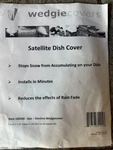 Wedgie Cover Satellite Dish For Rain And Snow - Grey. Fixed Price $45.00.