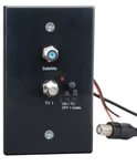 Magnadyne WS-B3SF Satellite Antenna Distribution Black Wall Plate *S36. Fixed Price $26.99.