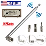 2PCS Telescopic Fm Aerial Antenna Indoor For Tv Am Radio Home Stereo Receiver. Fixed Price $14.10.