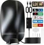 2025 Zegekiki Indoor Tv Antenna Amplified Long Range 4K/1080P +35FT Coax. Fixed Price $24.99.