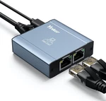 Ethernet Splitter To 2, Gigabit 1000MBPS High-speed Lan Adapter With.... Fixed Price $16.17.