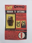 Vintage Dynamic Electronics Twin Invisible Indoor Tv Antenna Retro. Fixed Price $12.59.
