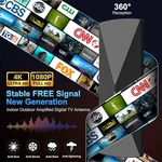 Hidemi 2026 Tv Antenna, Digital Indoor With Signal Booster - Black. Fixed Price $50.96.