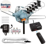 Hdtv Antenna Amplified Digital Outdoor 150 Miles Range, 360 Degree Rotat. Fixed Price $81.94.