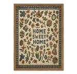 Vintage Mosaic Wall Art Home Sweet Tile Florals Decor Painti.... Fixed Price $35.64.