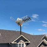 990 Mile Hdtv Outdoor Amplified Antenna 36DB Rotate 360 Uhf Vhf Fm With Pole. Fixed Price $51.79.