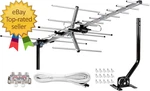 Yagi Satellite Hd Tv Antenna Up To 200 Mile Long Range, Attic Or Roof Mount Digi. Fixed Price $79.99.