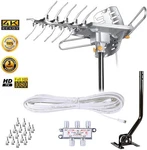 Lava HD2605 Outdoor Tv Antenna,ultra 4K Antenna,remote Controlled- Kit-j. Fixed Price $59.95.