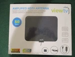 Viewtv Flat Hd Digital Indoor Amplified 50 Miles Range Antenna With Amplifier. Fixed Price $6.99.