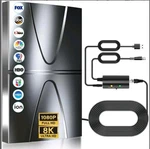 Hdtv Antenna HD012 Indoor Outdoor Digital Free Channels 4K 1080P. Fixed Price $19.99.