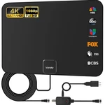 Indoor Hdtv Antenna Digital Amplified Long Range 120 Channels 16.5FT Cable. Fixed Price $40.49.