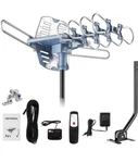 UPDATED-150 Miles-amplified Outdoor Tv ANTENNA-4K/1080P High RECEPTION+40FT. Fixed Price $50.34.