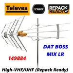 Televes 149884 Dat Boss Mix Lr High Vhf / Uhf Antenna Repack Ready. Fixed Price $199.95.