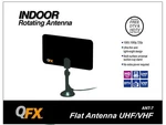 New Qfx ANT-7 Hd/dtv/uhf/vhf/fm Flat Indoor Antenna Ultra Thin & Lightweight. Fixed Price $7.90.