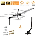 Five Star Yagi Hd Tv Antenna Outdoor Vhf Uhf Mounting Pole 40FT Cable. Fixed Price $40.16.