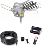 Digital Outdoor Amplified Hd Tv ANTENNA,150 Miles Motorized 360 Degree Rotation,. Fixed Price $61.99.