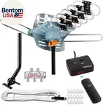 Hdtv Antenna Amplified Digital Outdoor 150 Miles Range, 360 Degree Rotat. Fixed Price $107.08.