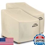 Miushion 2PK Patio Chair Covers 40X40X39 Waterproof Uv Resistant Heavy Duty. Fixed Price $72.99.