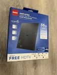 Rca Indoor Flat Hdtv Antenna Multi-directional 1080P, 4K, 8K, 55 Mile Range. Fixed Price $15.95.