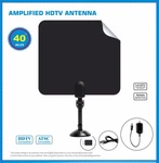 New Amplified Indoor Hdtv Antenna Power High Gain 20DB Uhf Vhf Fm Digital. Fixed Price $12.99.