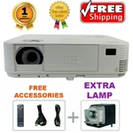 Nec NP-M322W Dlp Projector 3200 Lumens 1080P Professional W/bundle + Extra Lamp. Fixed Price $144.50.