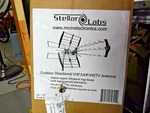 Stellar Labs 30-2440 Vhf / Uhf Hdtv 60 Mile Fringe Yagi Antenna,(mg). Fixed Price $40.00.