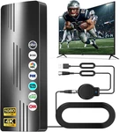 2026 Upgraded Tv Antenna Indoor Outdoor, 3600+ Miles Long Range Hd Digital. Fixed Price $60.99.