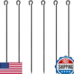 Euokok 48 Inch Rebar Stakes 1/2 Diameter 6 Pack Heavy Duty Steel Ground Anchors. Fixed Price $108.48.